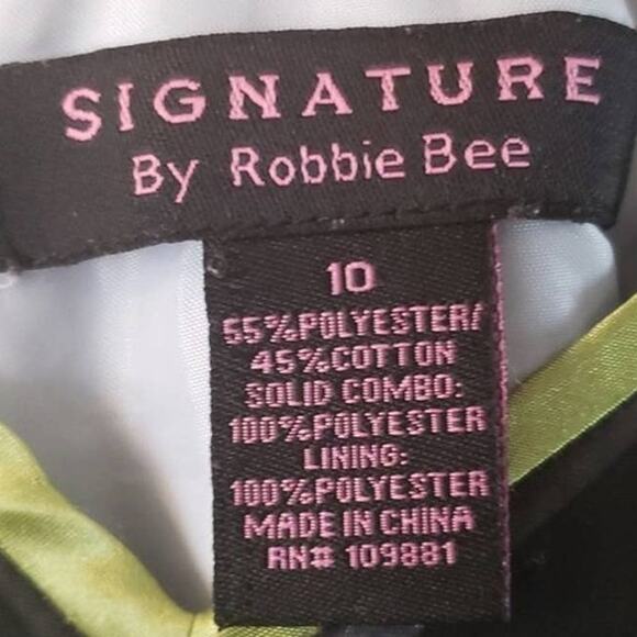 Signature by Robbie Bee Women’s Black & Gray Striped Sleeveless Dress - Size 10 - Picture 3 of 8